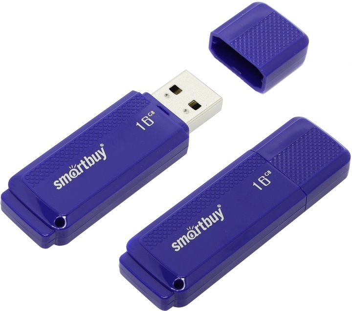 Флеш-память SmartBuy 16GB Dock Blue (SB16GBDK-B) Флеш-память SmartBuy 16GB Dock Blue (SB16GBDK-B)