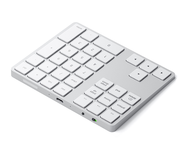 Цифровой блок Satechi Bluetooth Extended Keypad (серебристый) (ST-XLABKS) Цифровой блок Satechi Bluetooth Extended Keypad (серебристый) (ST-XLABKS)