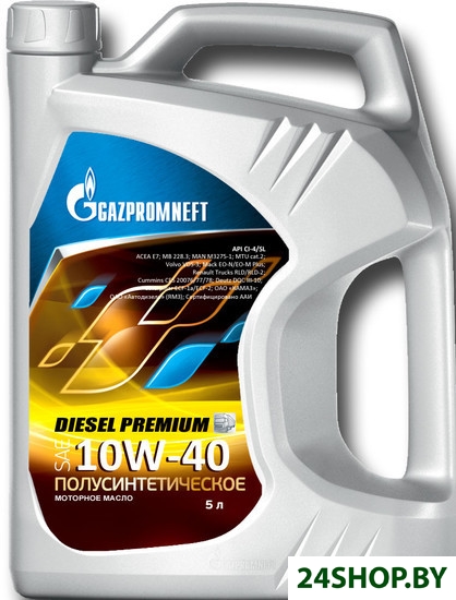 Моторное масло Gazpromneft Diesel Premium 10W-40 5л Моторное масло Gazpromneft Diesel Premium 10W-40 5л