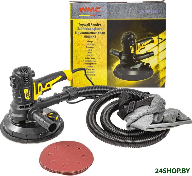 Полировальная машина WMC Tools WMC-AG180-2600P Полировальная машина WMC Tools WMC-AG180-2600P