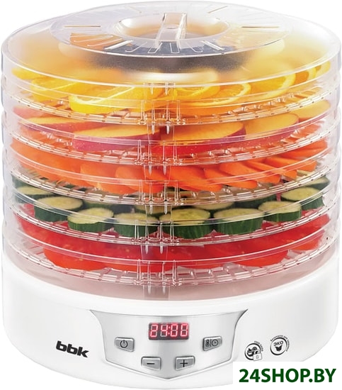 Сушилка для овощей, грибов, фруктов BBK BDH305D (белый/серебро) Сушилка для овощей, грибов, фруктов BBK BDH305D (белый/серебро)