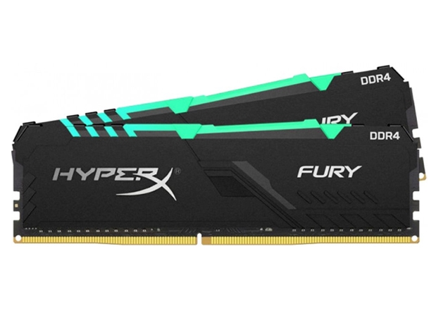 Оперативная память HyperX Fury RGB 2x16GB DDR4 PC4-19200 HX424C15FB3AK2/32 Оперативная память HyperX Fury RGB 2x16GB DDR4 PC4-19200 HX424C15FB3AK2/32