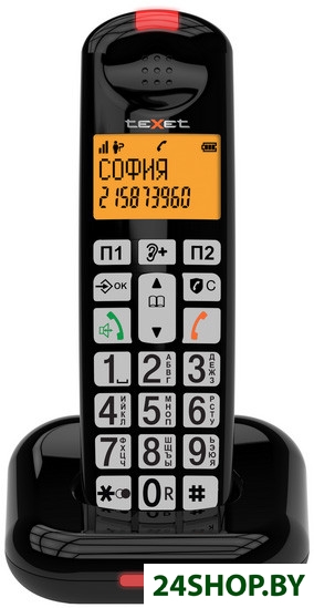 Радиотелефон TeXet TX-D7855A (черный) Радиотелефон TeXet TX-D7855A (черный)