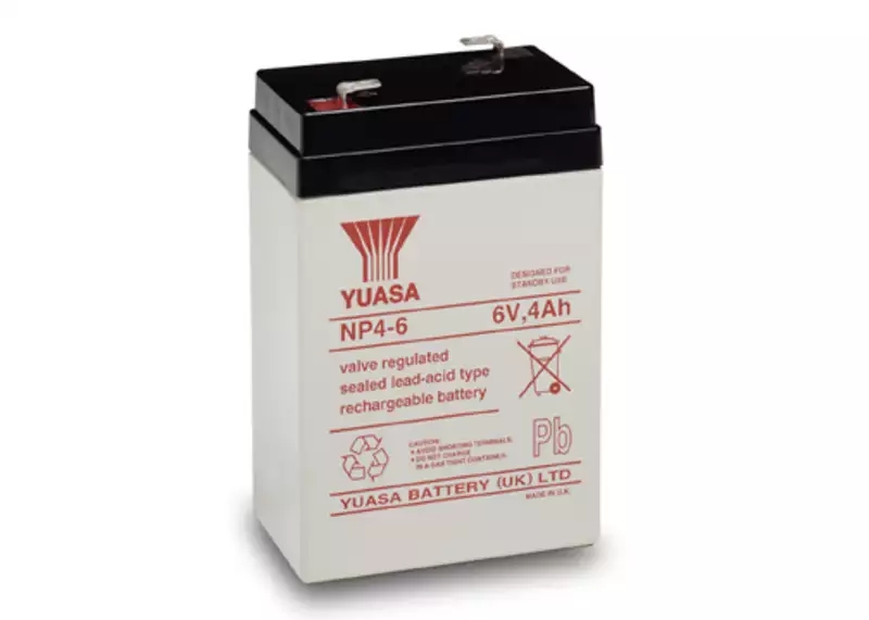 Аккумулятор для ИБП YUASA NP4-6 Аккумулятор для ИБП YUASA NP4-6