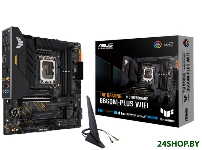 Материнская плата ASUS TUF Gaming B660M-Plus WiFi Материнская плата ASUS TUF Gaming B660M-Plus WiFi