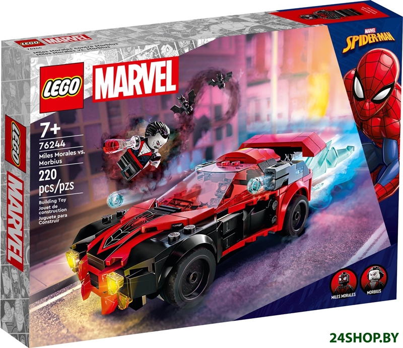 Конструктор LEGO Marvel Super Heroes 76244 Майлс Моралес против Морбиуса Конструктор LEGO Marvel Super Heroes 76244 Майлс Моралес против Морбиуса