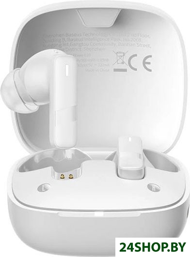 Наушники Baseus Bowie E20 (белый) Наушники Baseus Bowie E20 (белый)
