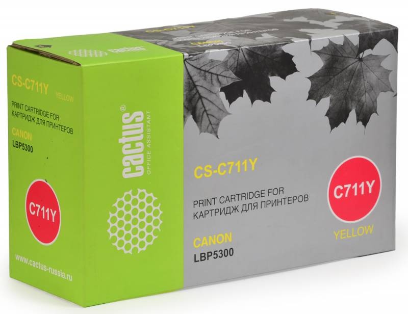 Тонер Cactus CS-C711Y Тонер Cactus CS-C711Y