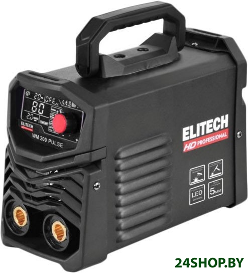 Сварочный инвертор ELITECH HD Professional HD WM 200 PULSE Сварочный инвертор ELITECH HD Professional HD WM 200 PULSE