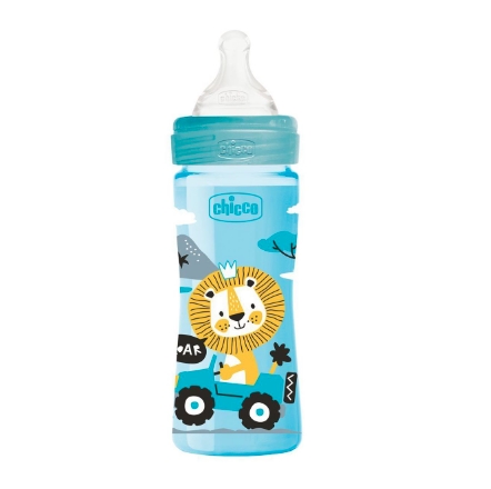 Бутылочка Chicco Well-Being Boy 250 мл (2м+) (00028623200000) Бутылочка Chicco Well-Being Boy 250 мл (2м+) (00028623200000)