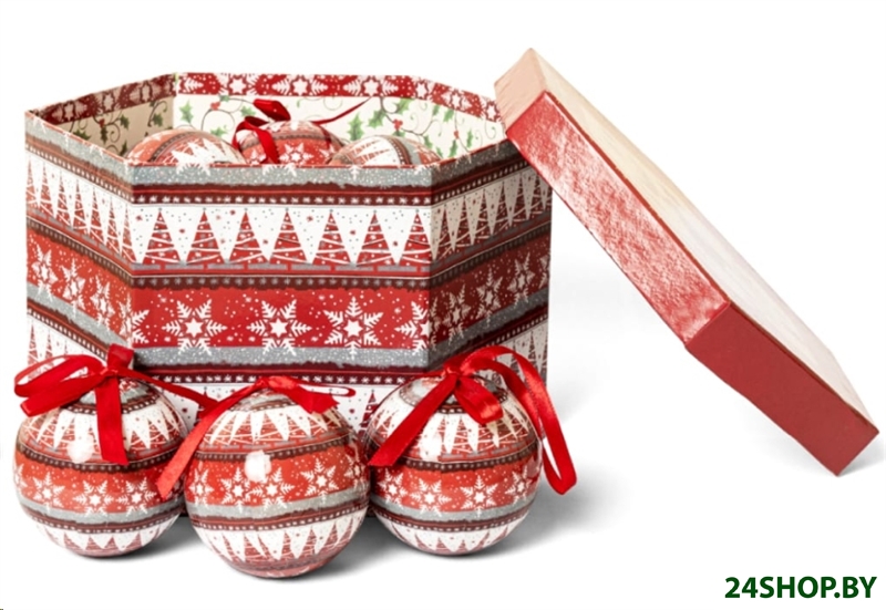 Набор ёлочных шаров Winter Glade папье-маше 7514G227 (14 шт) Набор ёлочных шаров Winter Glade папье-маше 7514G227 (14 шт)