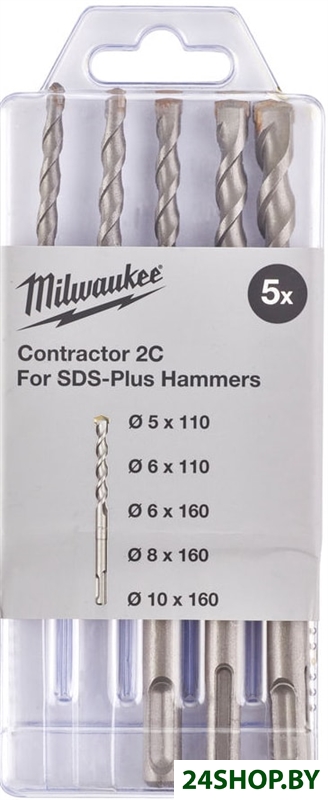 Набор буров Milwaukee 4932471242 (5 предметов) Набор буров Milwaukee 4932471242 (5 предметов)