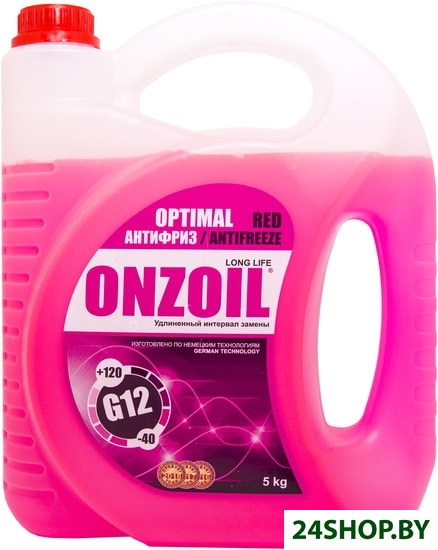 Антифриз ONZOIL Optimal RED G12 5кг Антифриз ONZOIL Optimal RED G12 5кг