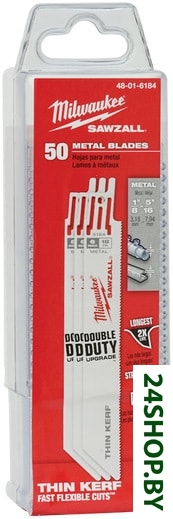 Набор пильных полотен Milwaukee 48016184 (50 предметов) Набор пильных полотен Milwaukee 48016184 (50 предметов)