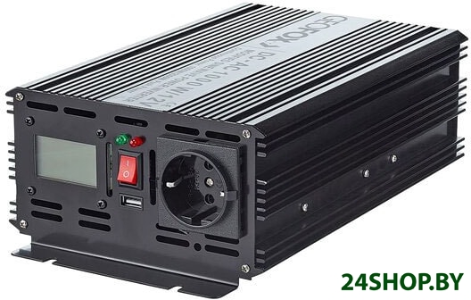 Автомобильный инвертор GEOFOX MD 1000W/24V Автомобильный инвертор GEOFOX MD 1000W/24V