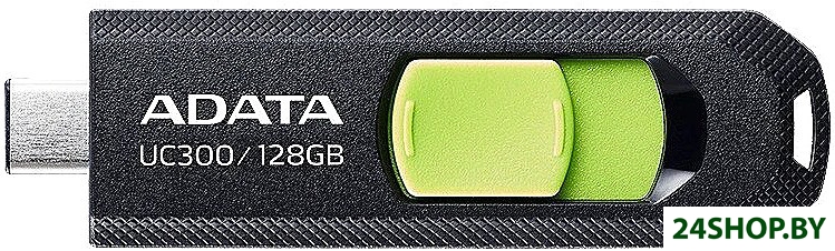 USB Flash ADATA UC300 128GB (черный/зеленый) USB Flash ADATA UC300 128GB (черный/зеленый)