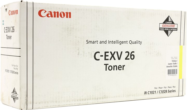 Тонер-картридж Canon C-EXV26 Yellow Тонер-картридж Canon C-EXV26 Yellow