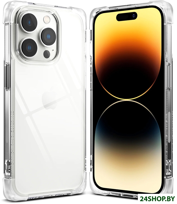 Чехол для телефона Ringke Fusion Bumper для Apple iPhone 14 Pro Clear Чехол для телефона Ringke Fusion Bumper для Apple iPhone 14 Pro Clear