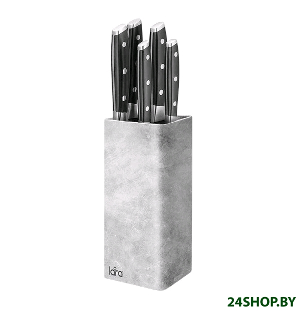 Подставка для ножей LARA LR05-102 Gray Подставка для ножей LARA LR05-102 Gray