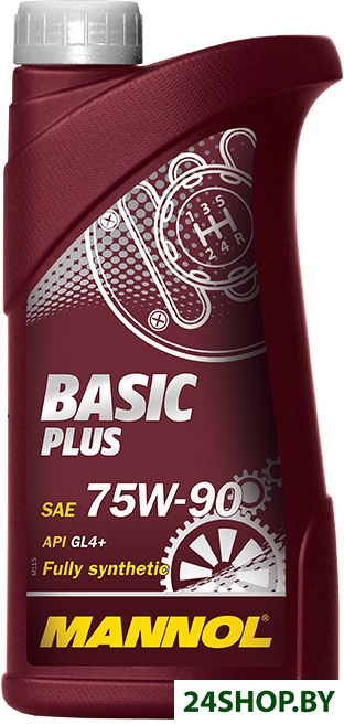 Трансмиссионное масло Mannol Basic Plus 75W-90 API GL 4+ 1л Трансмиссионное масло Mannol Basic Plus 75W-90 API GL 4+ 1л