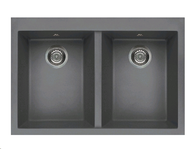 Кухонная мойка Elleci Quadra 340 Titanium M73 Кухонная мойка Elleci Quadra 340 Titanium M73