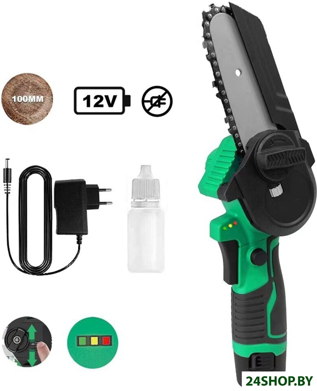 Аккумуляторная пила Zitrek GreenSaw 12 082-1854 (с 1-им АКБ) Аккумуляторная пила Zitrek GreenSaw 12 082-1854 (с 1-им АКБ)