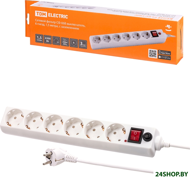 Сетевой фильтр TDM Electric СФ-06В SQ1304-0019 Сетевой фильтр TDM Electric СФ-06В SQ1304-0019