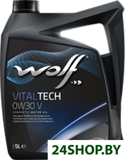 Моторное масло Wolf VitalTech V 0W-30 5л Моторное масло Wolf VitalTech V 0W-30 5л