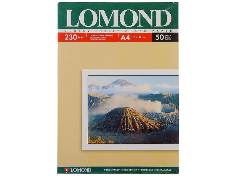 Фотобумага Lomond Глянцевая A4 230 г/кв.м. 50 листов (0102022) Фотобумага Lomond Глянцевая A4 230 г/кв.м. 50 листов (0102022)