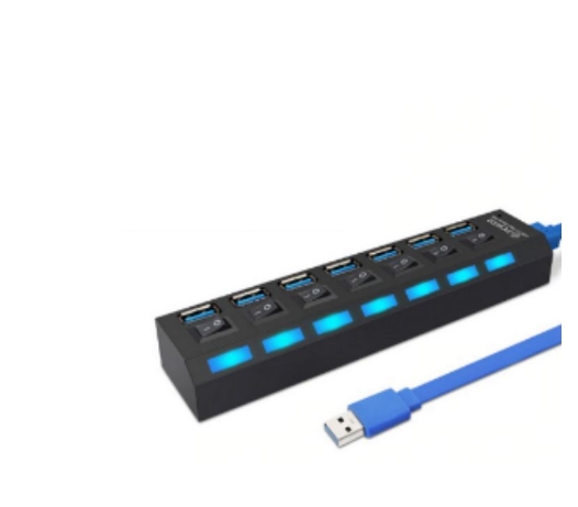 USB-хаб SmartBuy SBHA-7307-B (черный) USB-хаб SmartBuy SBHA-7307-B (черный)