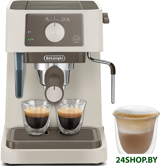 Рожковая помповая кофеварка DeLonghi Stilosa EC235.CR Рожковая помповая кофеварка DeLonghi Stilosa EC235.CR