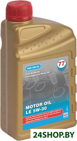 Моторное масло 77 Lubricants LE 5W-30 1л Моторное масло 77 Lubricants LE 5W-30 1л