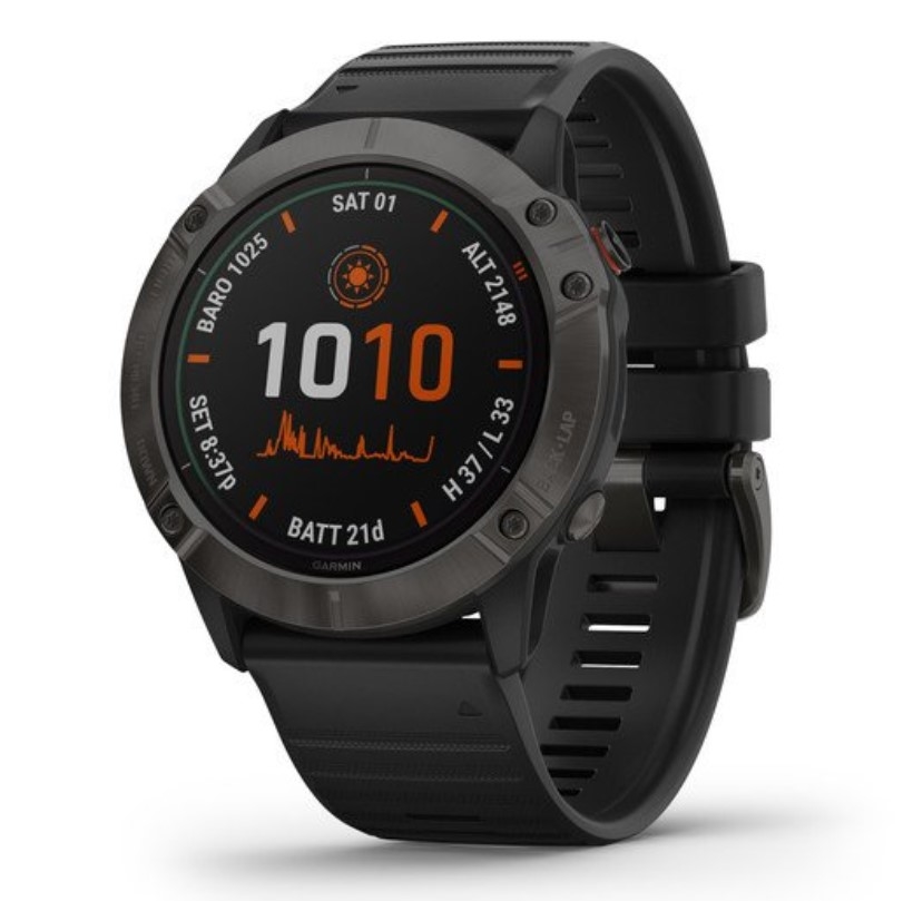 Умные часы Garmin Fenix 6X Pro (серый DLC/черный) Умные часы Garmin Fenix 6X Pro (серый DLC/черный)