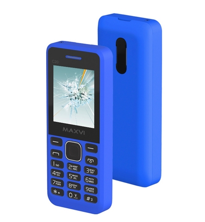 Мобильный телефон Maxvi C20 Blue (без ЗУ) Мобильный телефон Maxvi C20 Blue (без ЗУ)