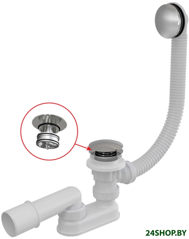 Сифон Alcaplast A504CKM-80 Сифон Alcaplast A504CKM-80