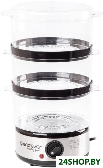 Пароварка Endever Vita-173 (черный) Пароварка Endever Vita-173 (черный)