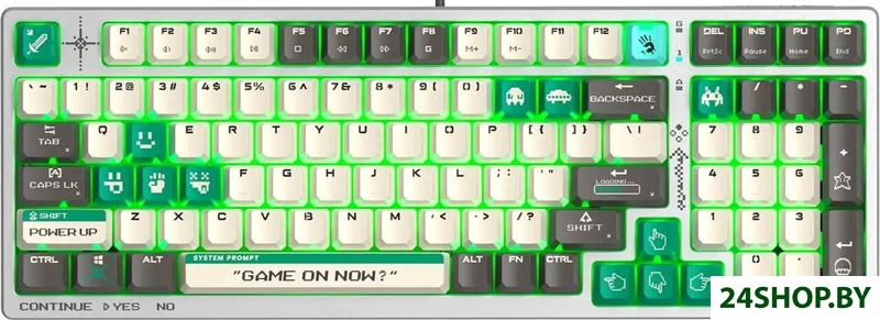 Клавиатура A4Tech Bloody S98 Pixels Green (Bloody BLMS Red Plus, нет кириллицы) Клавиатура A4Tech Bloody S98 Pixels Green (Bloody BLMS Red Plus, нет кириллицы)