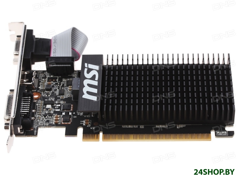 Видеокарта MSI GeForce GT 710 2GB DDR3 (GT 710 2GD3H LP) Видеокарта MSI GeForce GT 710 2GB DDR3 (GT 710 2GD3H LP)