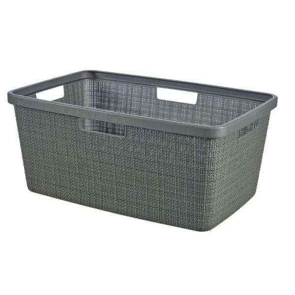 Корзина Curver Jute S 245981 (46л, темно-серый) Корзина Curver Jute S 245981 (46л, темно-серый)