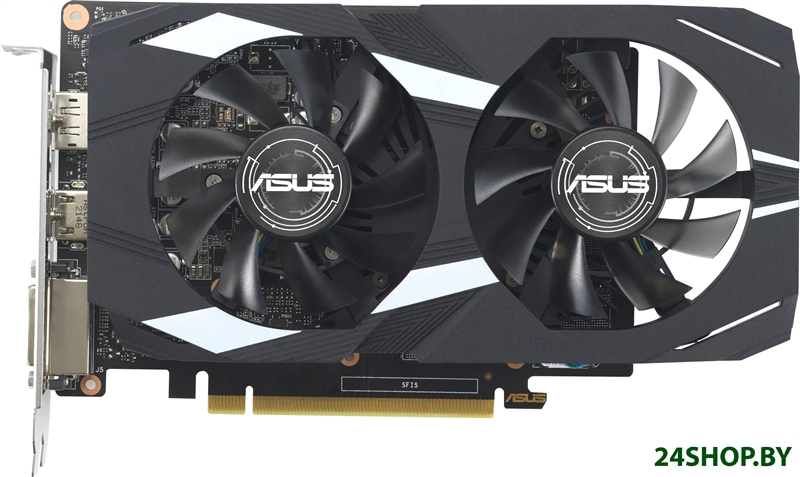 Видеокарта ASUS Dual GeForce GTX 1650 OC Edition 4GB GDDR6 EVO DUAL-GTX1650-O4GD6-P-EVO Видеокарта ASUS Dual GeForce GTX 1650 OC Edition 4GB GDDR6 EVO DUAL-GTX1650-O4GD6-P-EVO