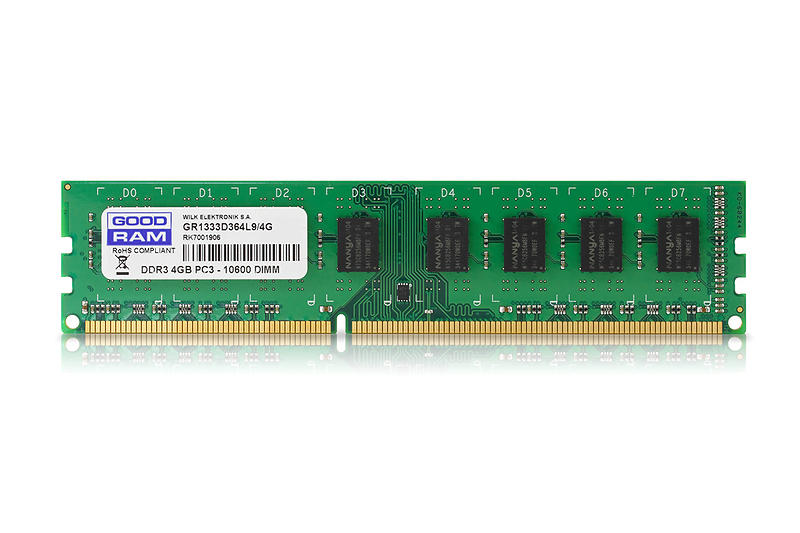 Оперативная память GOODRAM 4GB DDR3 PC3-12800 (GR1600D364L11S/4G) Оперативная память GOODRAM 4GB DDR3 PC3-12800 (GR1600D364L11S/4G)