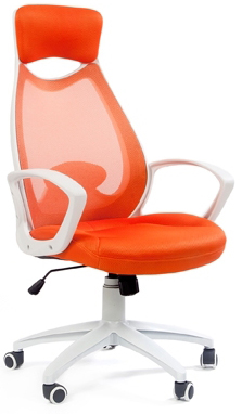 Кресло офисное CHAIRMAN 840 white (оранжевый) Кресло офисное CHAIRMAN 840 white (оранжевый)