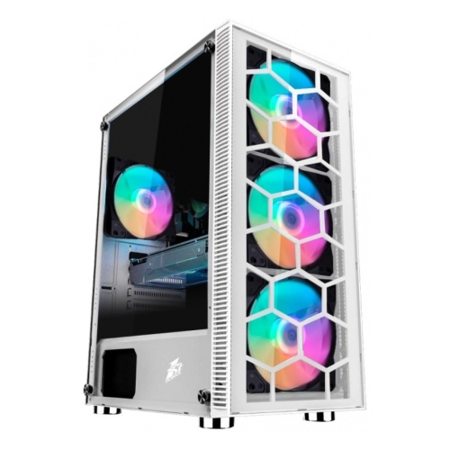 Корпус 1stPlayer FIREBASE X7-G X7-G-WH-3G6P-1G6 White Корпус 1stPlayer FIREBASE X7-G X7-G-WH-3G6P-1G6 White