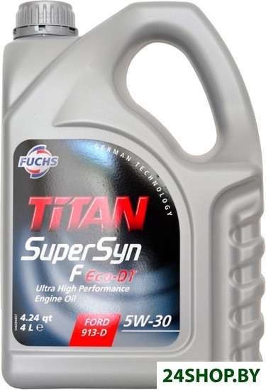 Моторное масло Fuchs Titan Supersyn F ECO-DT 5W-30 4л Моторное масло Fuchs Titan Supersyn F ECO-DT 5W-30 4л