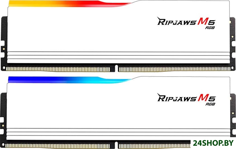 Оперативная память G.Skill Ripjaws M5 RGB 2x48ГБ DDR5 5200 МГц F5-5200J4040A48GX2-RM5RW Оперативная память G.Skill Ripjaws M5 RGB 2x48ГБ DDR5 5200 МГц F5-5200J4040A48GX2-RM5RW