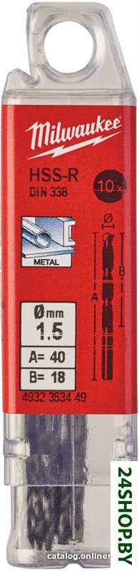 Набор сверл Milwaukee 4932363449 (10 предметов) Набор сверл Milwaukee 4932363449 (10 предметов)