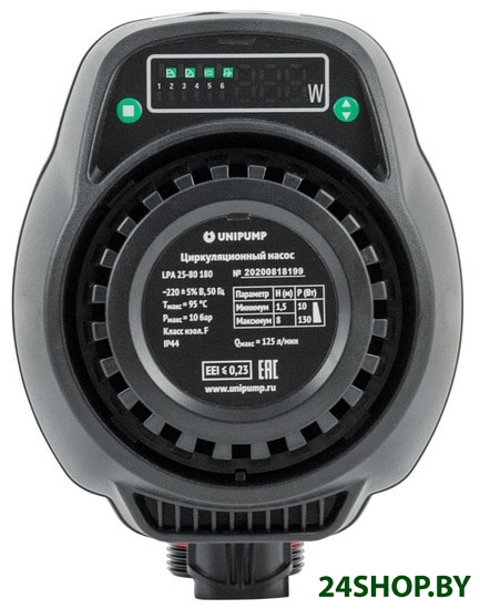 Циркуляционный насос UNIPUMP LPA 25-80 Циркуляционный насос UNIPUMP LPA 25-80