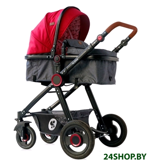 Детская коляска Lorelli Alexa 3в1 Red Black Lighthouse (10021292069) Детская коляска Lorelli Alexa 3в1 Red Black Lighthouse (10021292069)