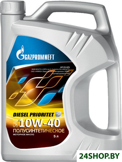 Моторное масло Gazpromneft Diesel Prioritet 10W-40 5л Моторное масло Gazpromneft Diesel Prioritet 10W-40 5л
