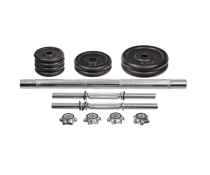 Штанга с гантелями BRADEX SF 0558 Штанга с гантелями BRADEX SF 0558